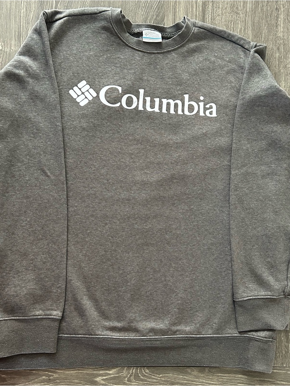 Columbia Gray Crewneck Sweatshirt with White Logo